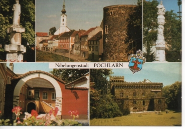 Ansichtskarte Nibelungenstadt Pöchlarn, Niederösterreich